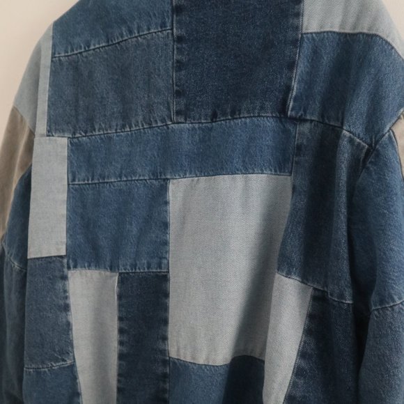 🌸SALE🌸 BDG Oversized Patchwork Bomber Jacket - Picture 7 of 16